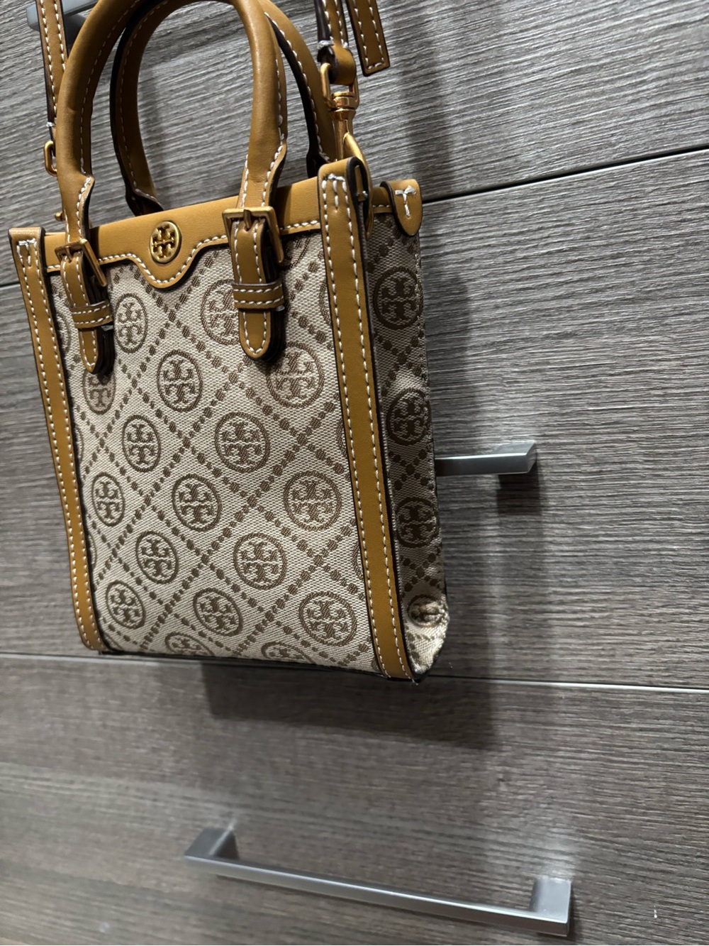 Tory Burch T Monogram Mini Tote - Picture 3 of 10